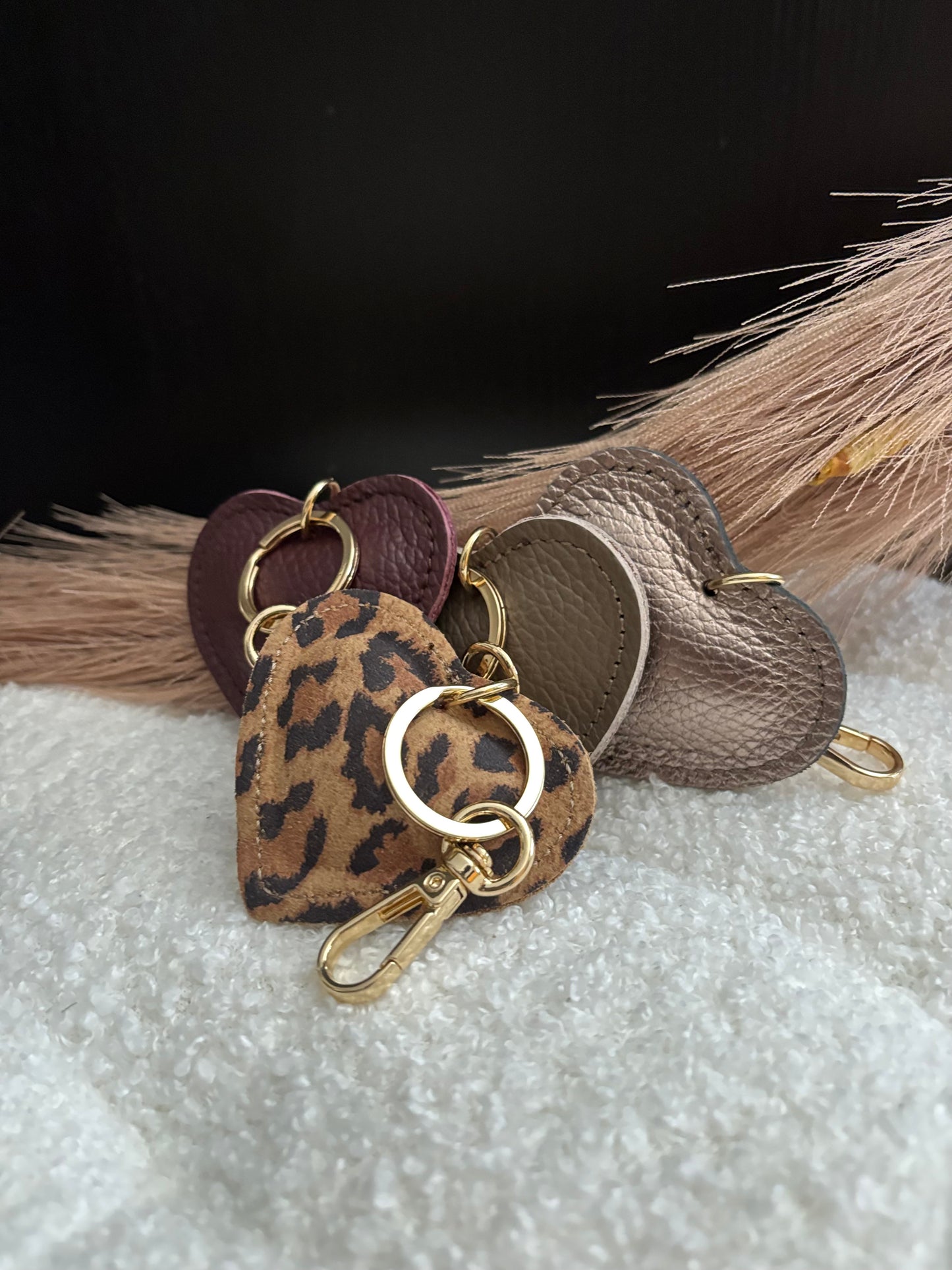 Sleutelhanger | Hart | Leopard