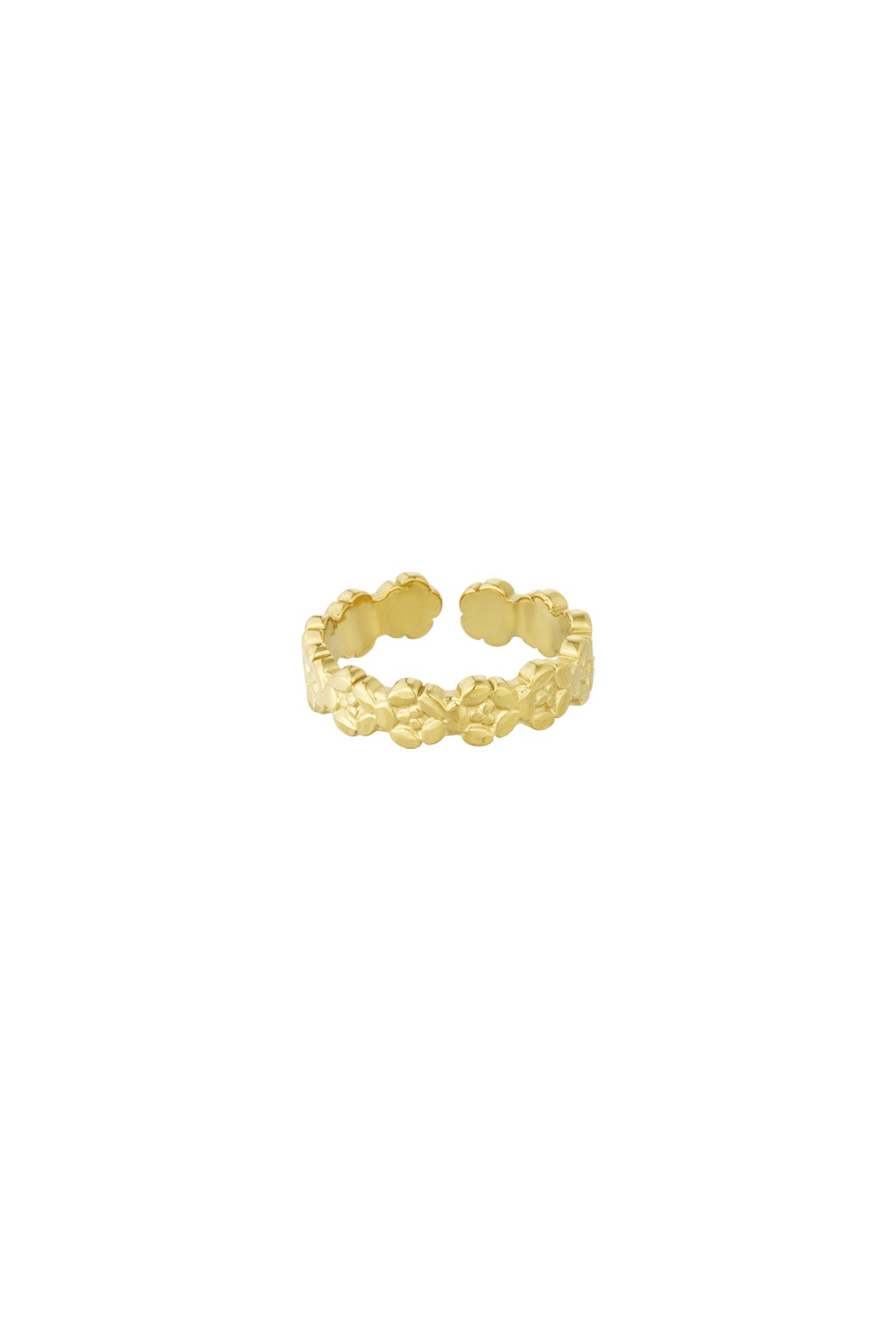 Ring hartjes | Goud | Zilver