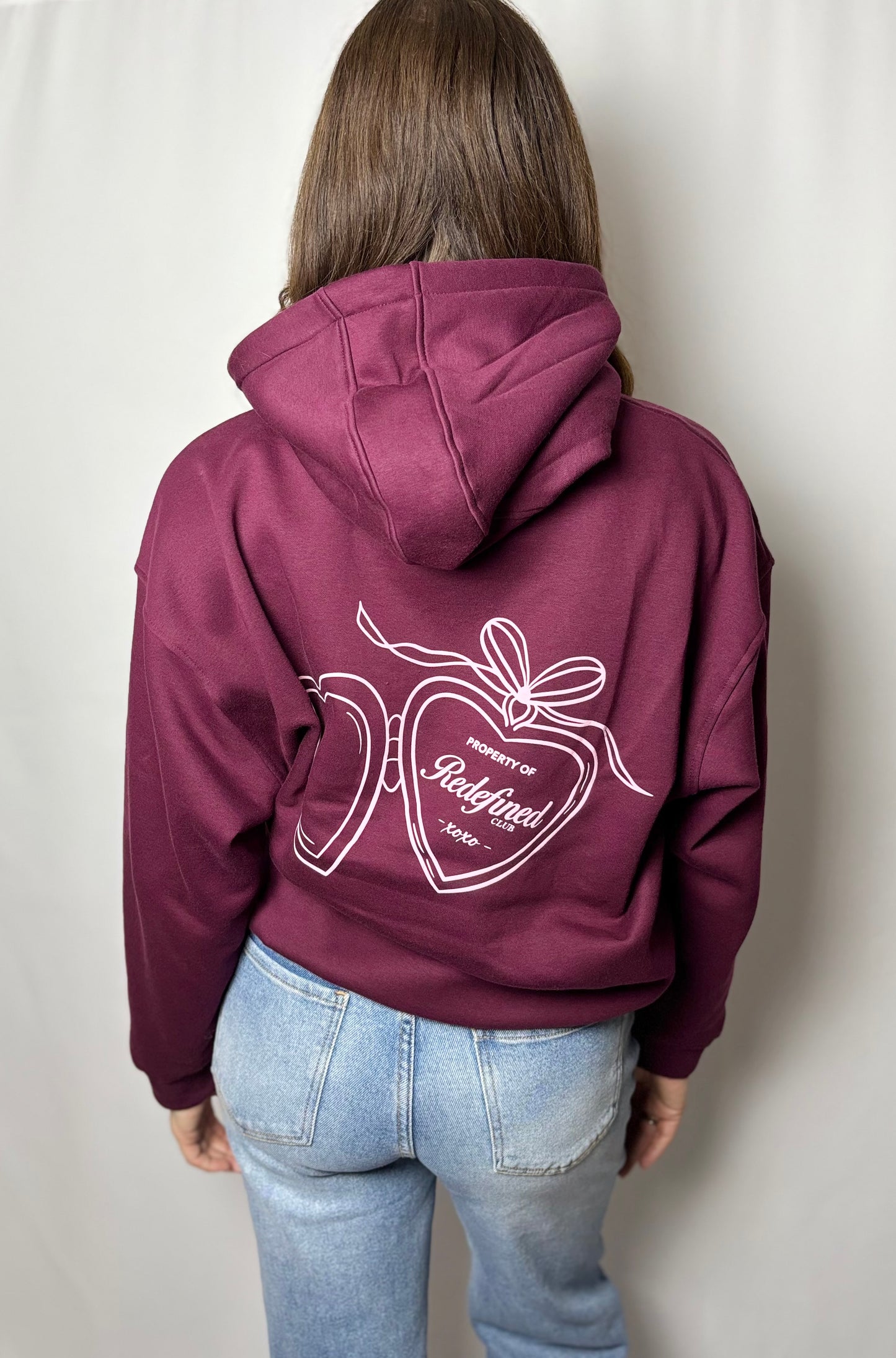Redefined Hoodie bordeaux