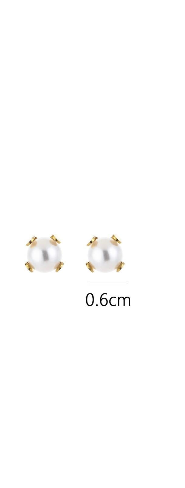 Parel oorbellen goud – tijdloze studs met glanzende parel | Myjewellen