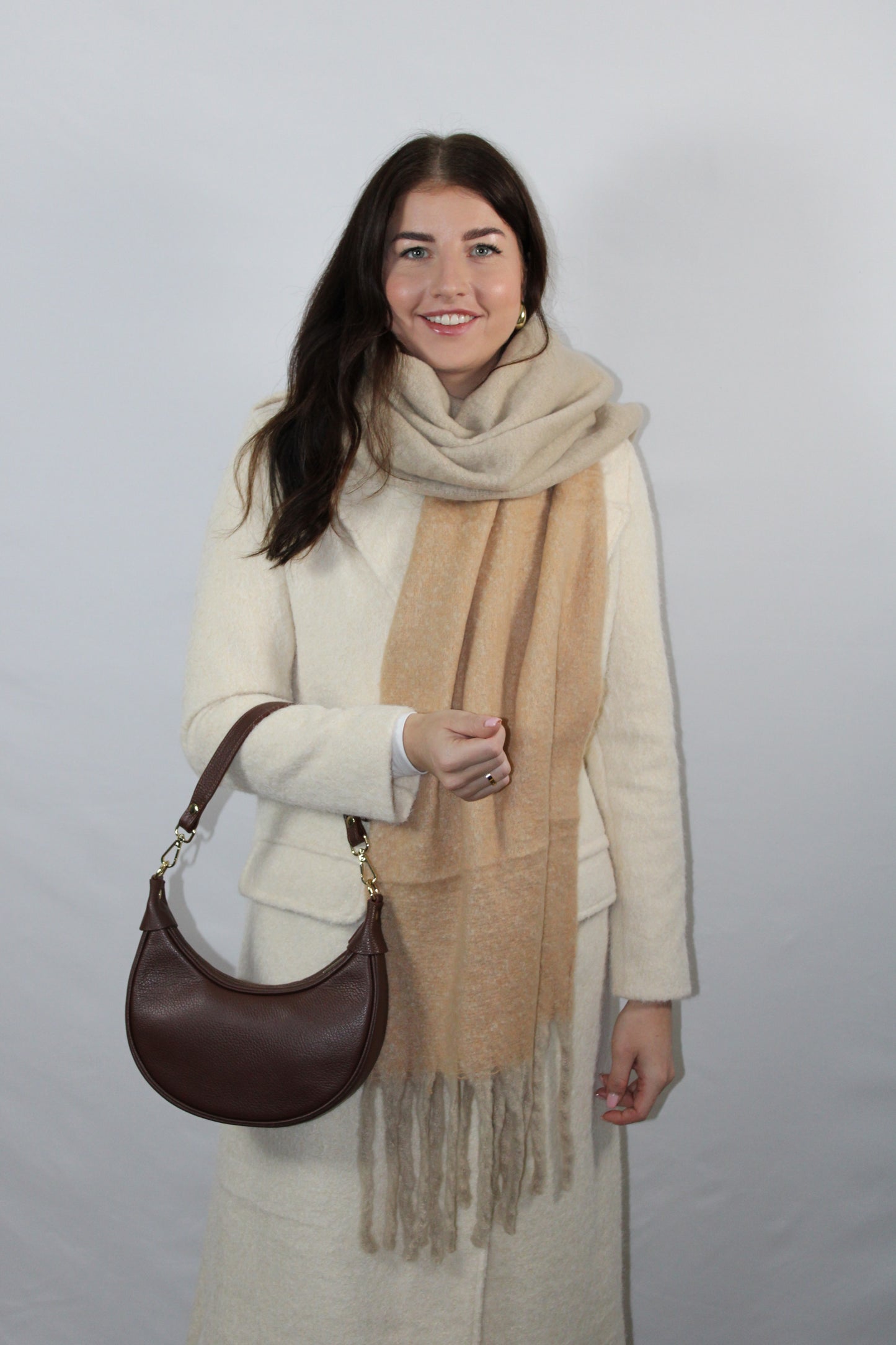 Wintersjaal Beige