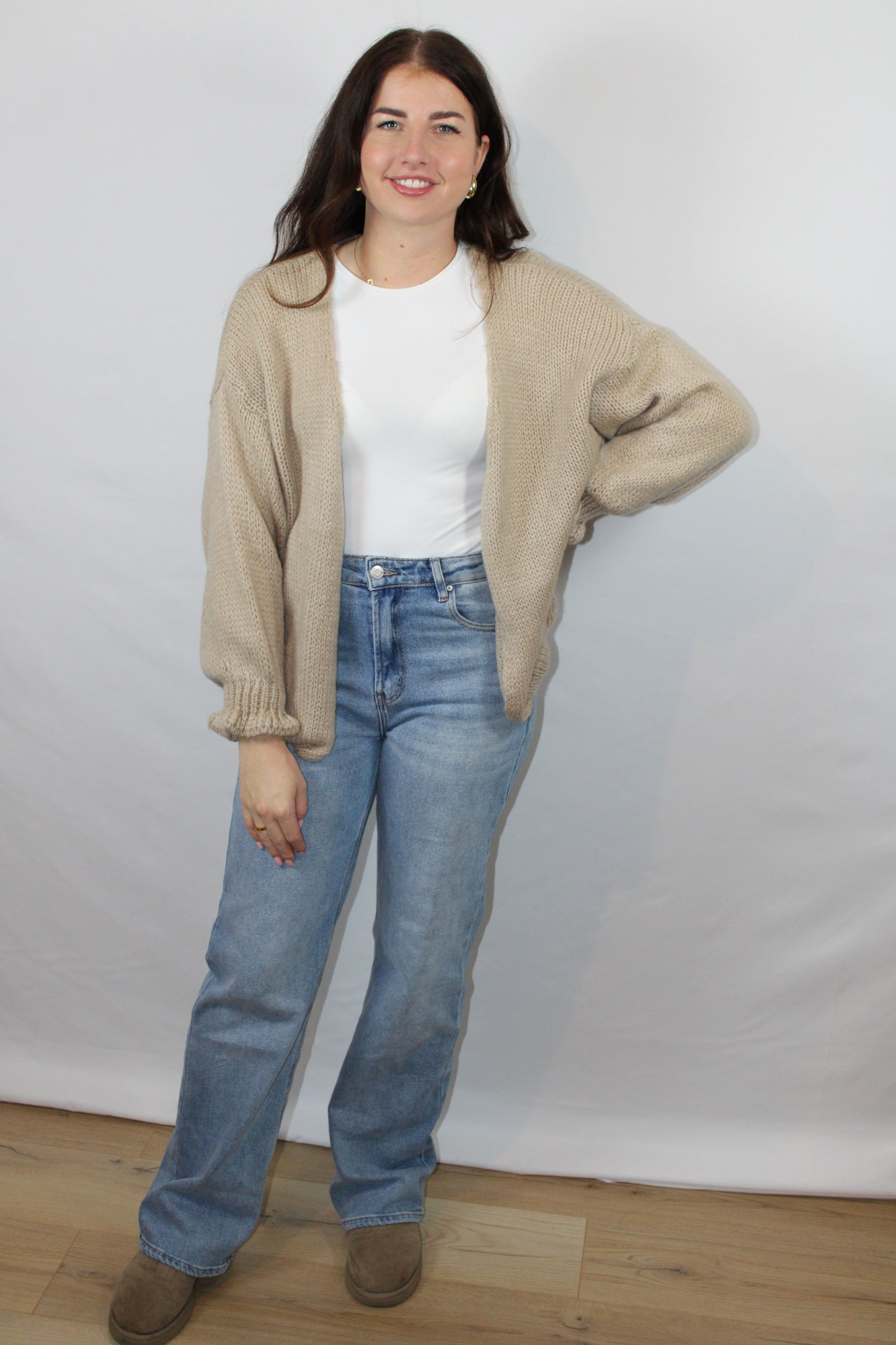 Comfy Vest Taupe