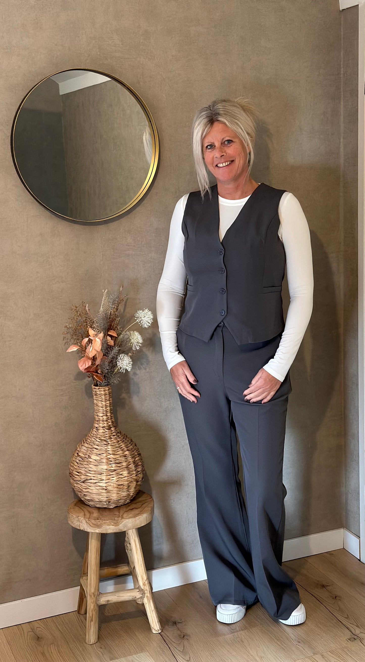 Gilet | Grijs