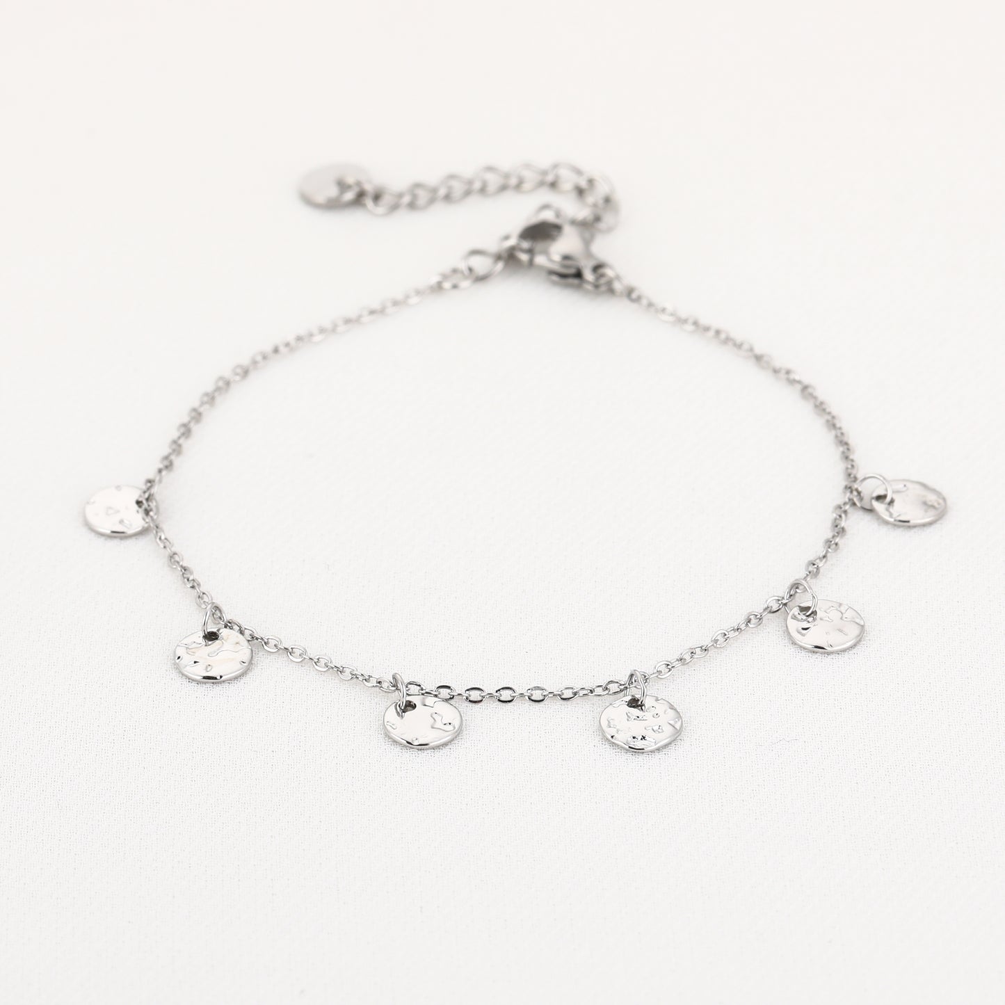 Armband muntjes | Zilver