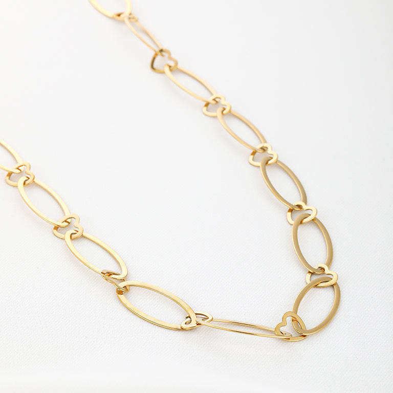 Lange Schakelketting Goud | Zilver