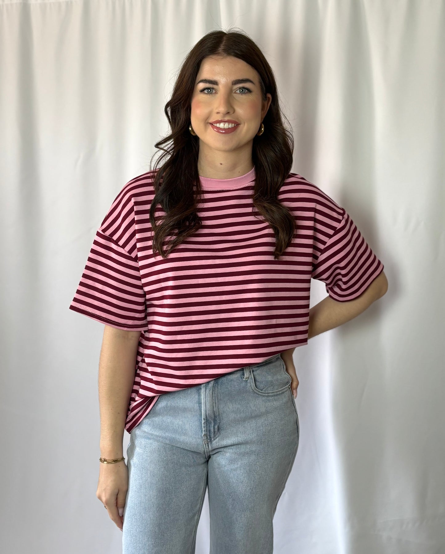 Juul striped red pink T‑shirt | Myjewellen