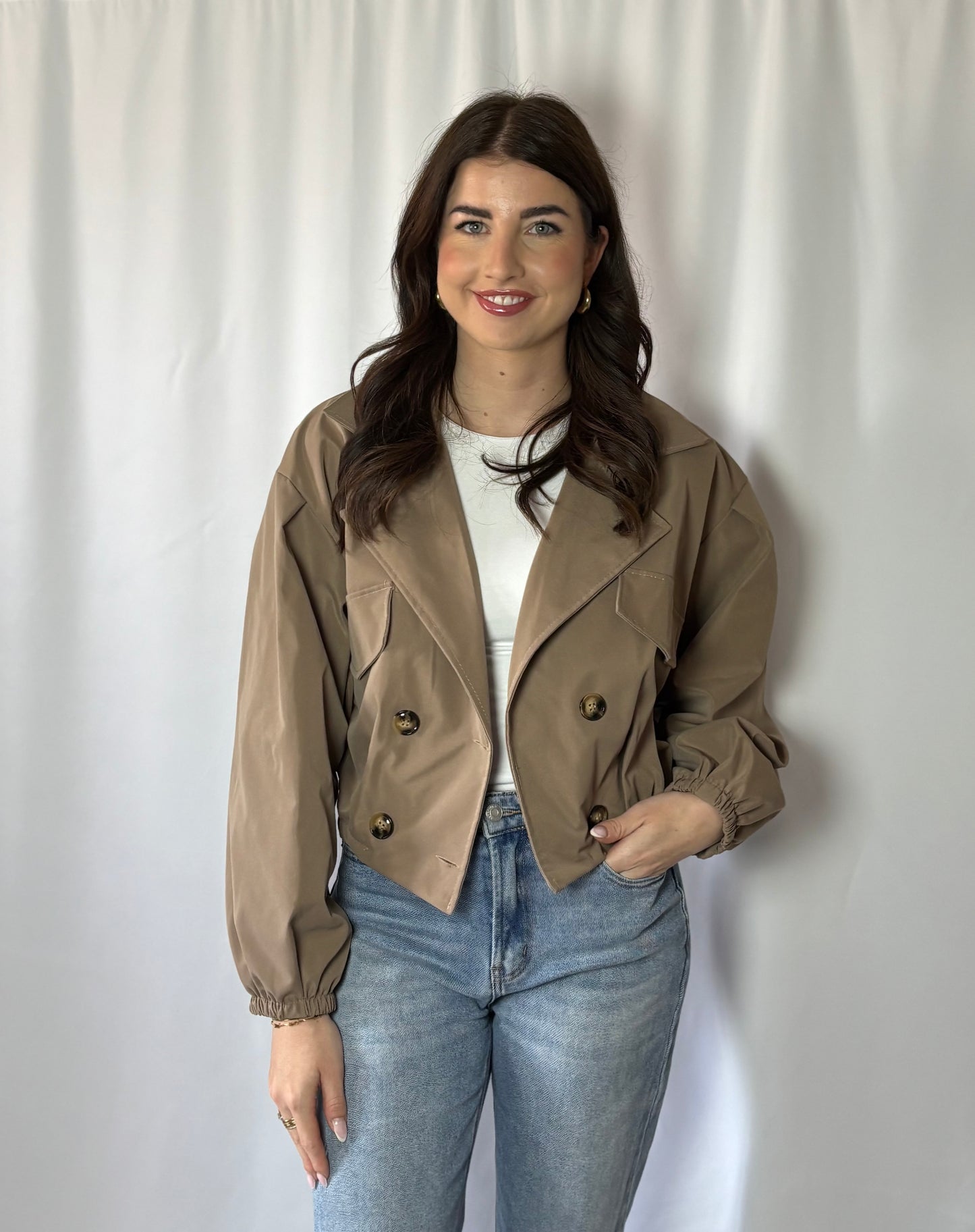 Maeve Jacket beige – dames jasje in beige | Myjewellen