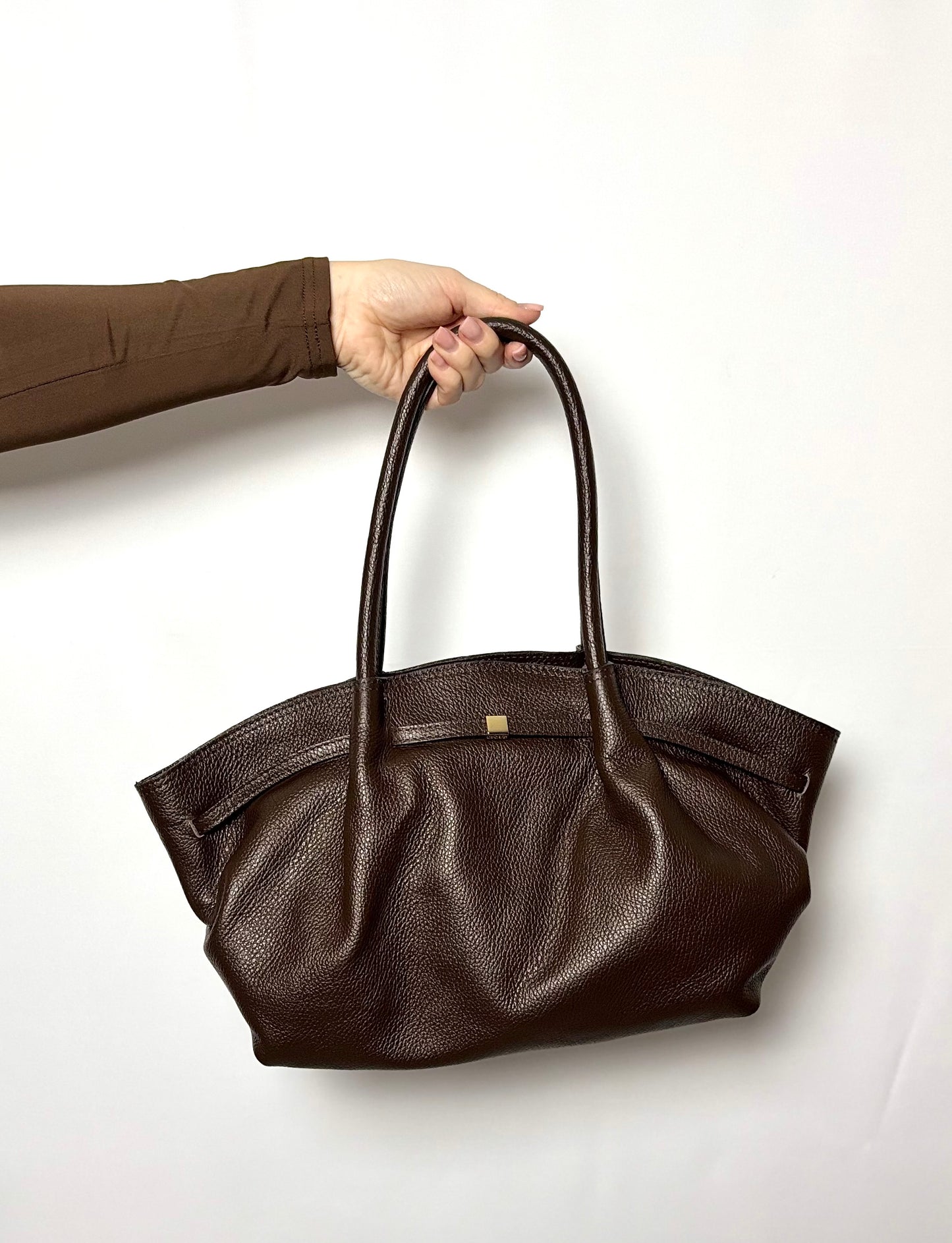 Real Leather Bag Brown | Coline