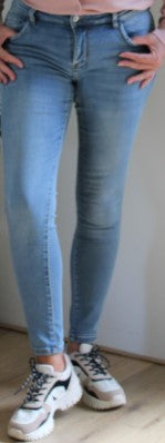 Toxik3 Push-up Skinny Jeans Blauw