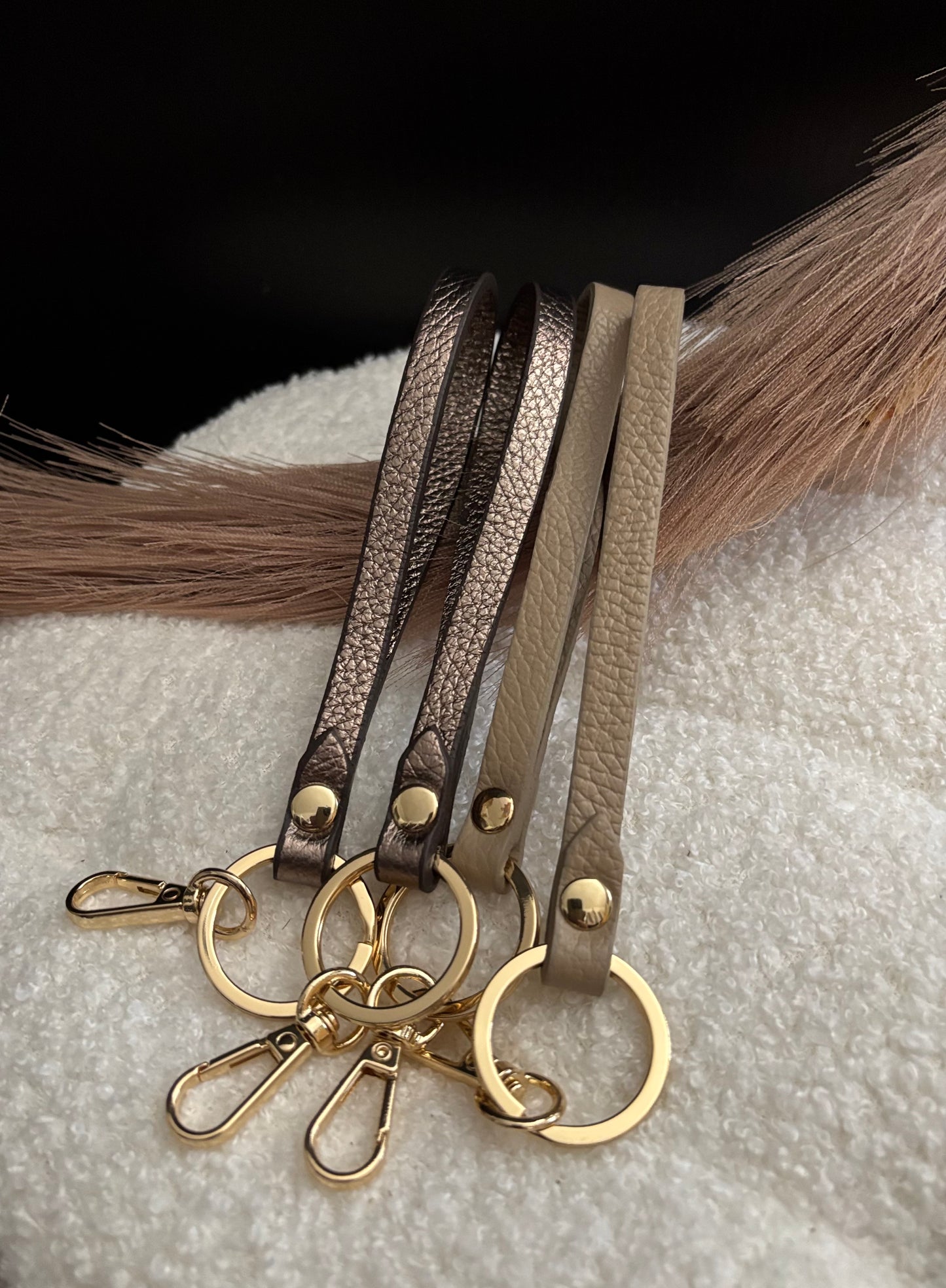 Sleutelhanger | Evi | Taupe