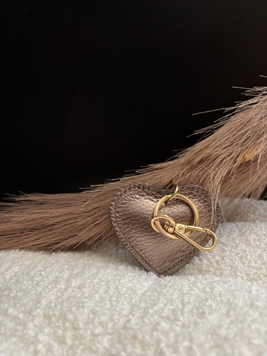 Sleutelhanger | Hart | Brons