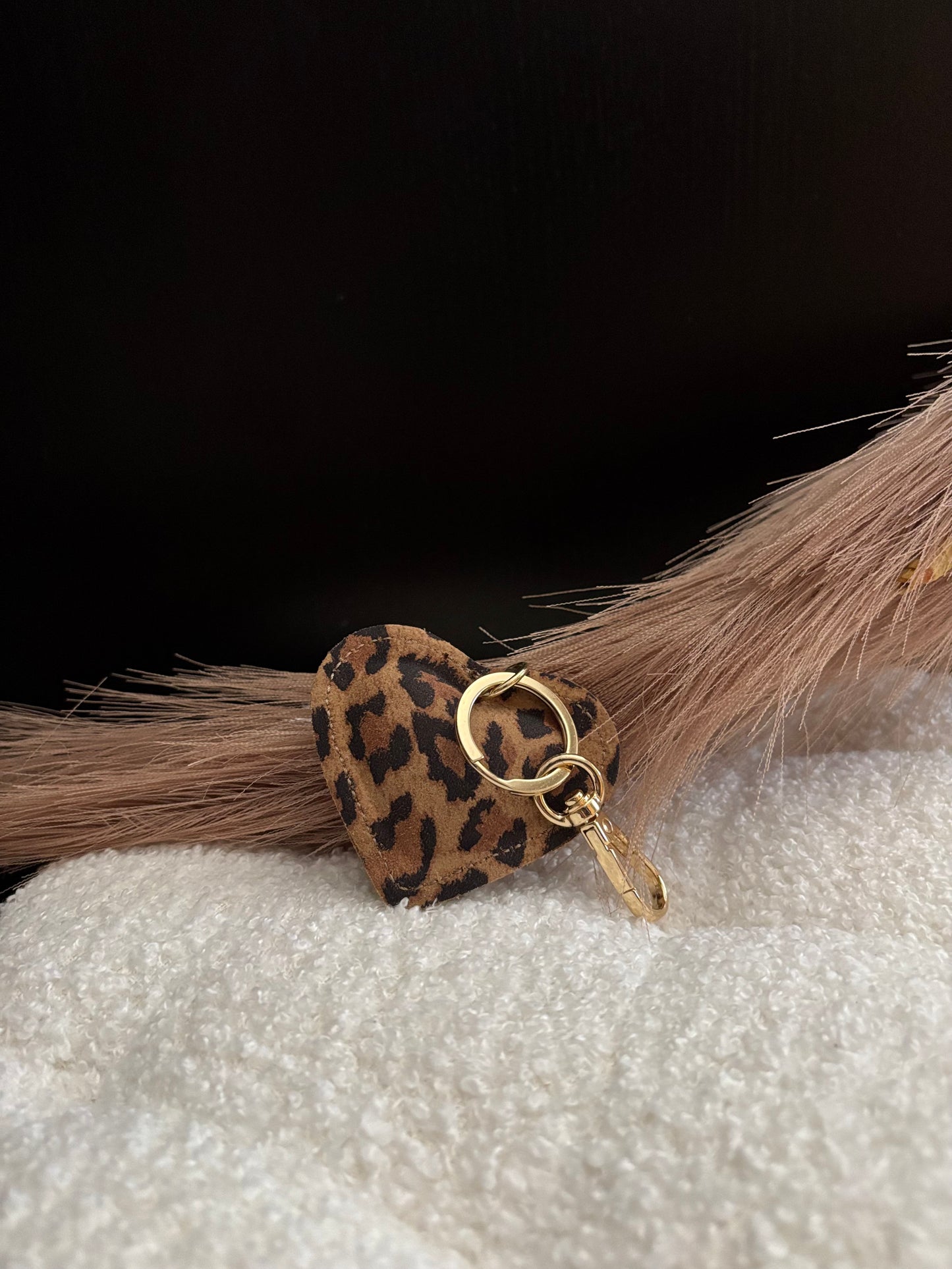 Sleutelhanger | Hart | Leopard