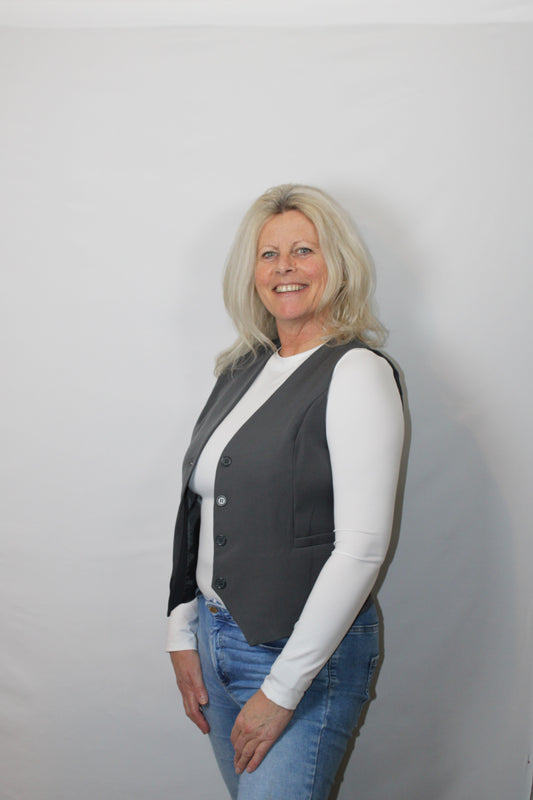 Gilet | Grijs