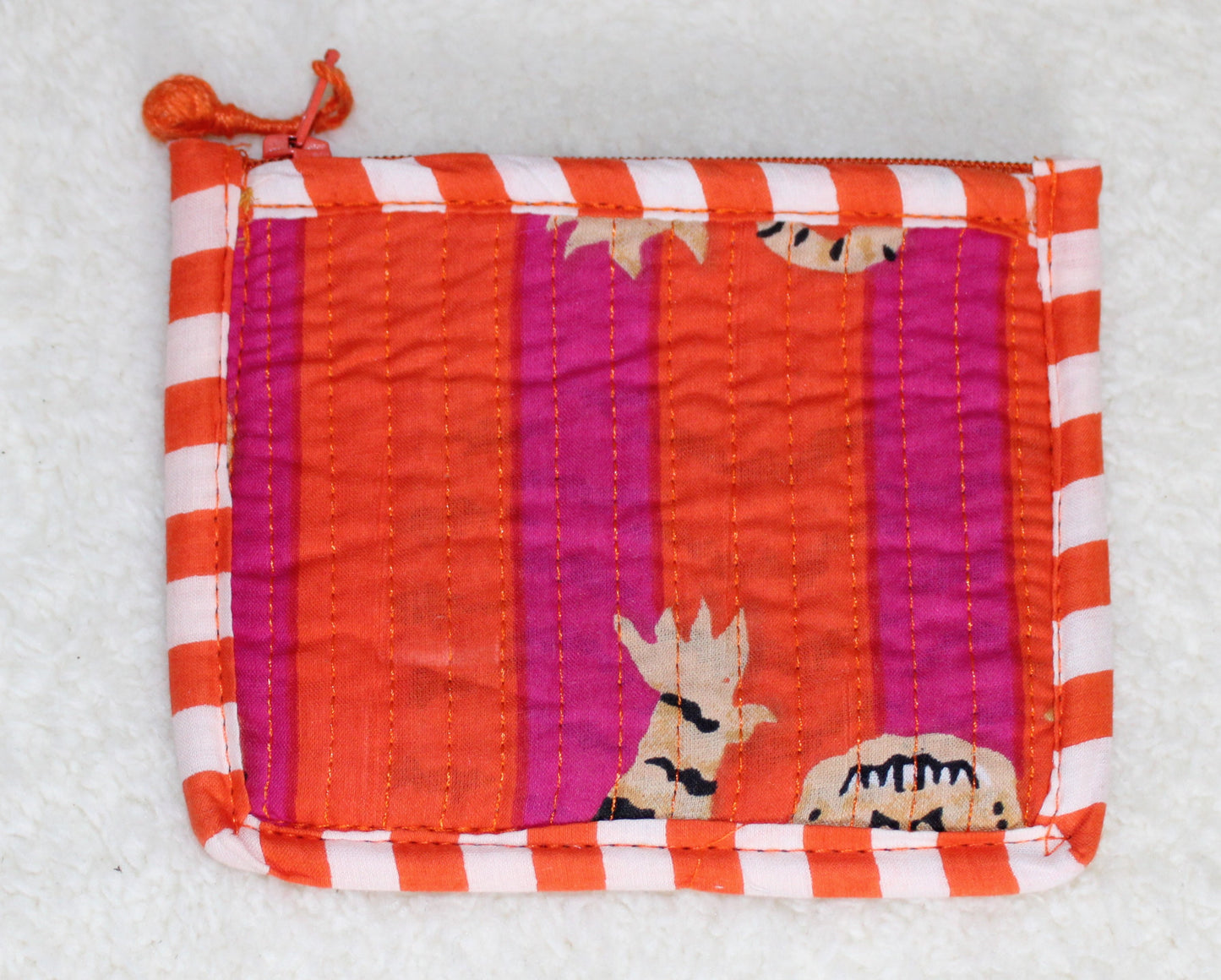 Ibiza portemonnee – klein stoffen tasje met rits | Myjewellen