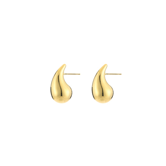 Druppel oorbellen | Goud