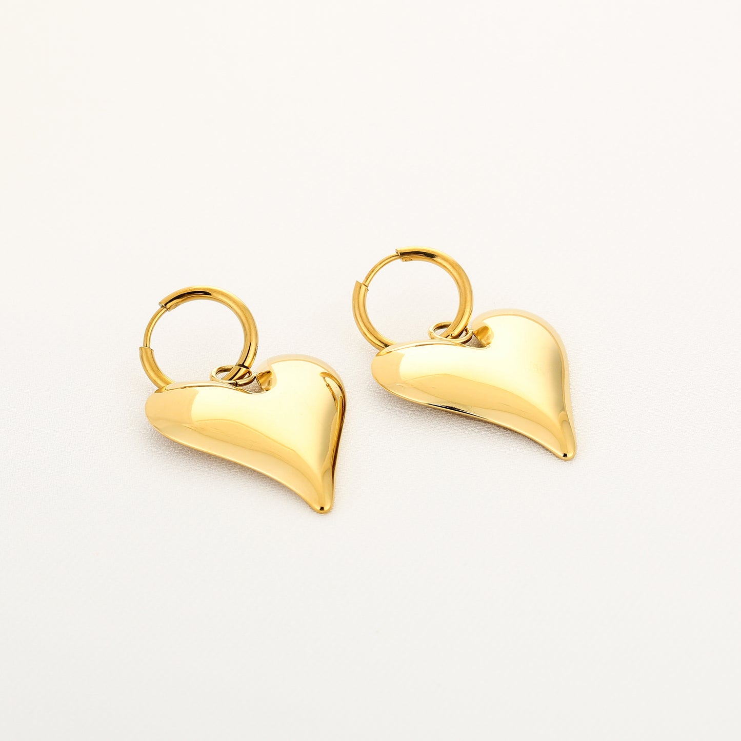 Oorbellen Hart | Goud