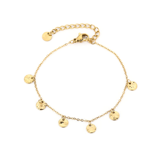 Armband muntjes | Goud