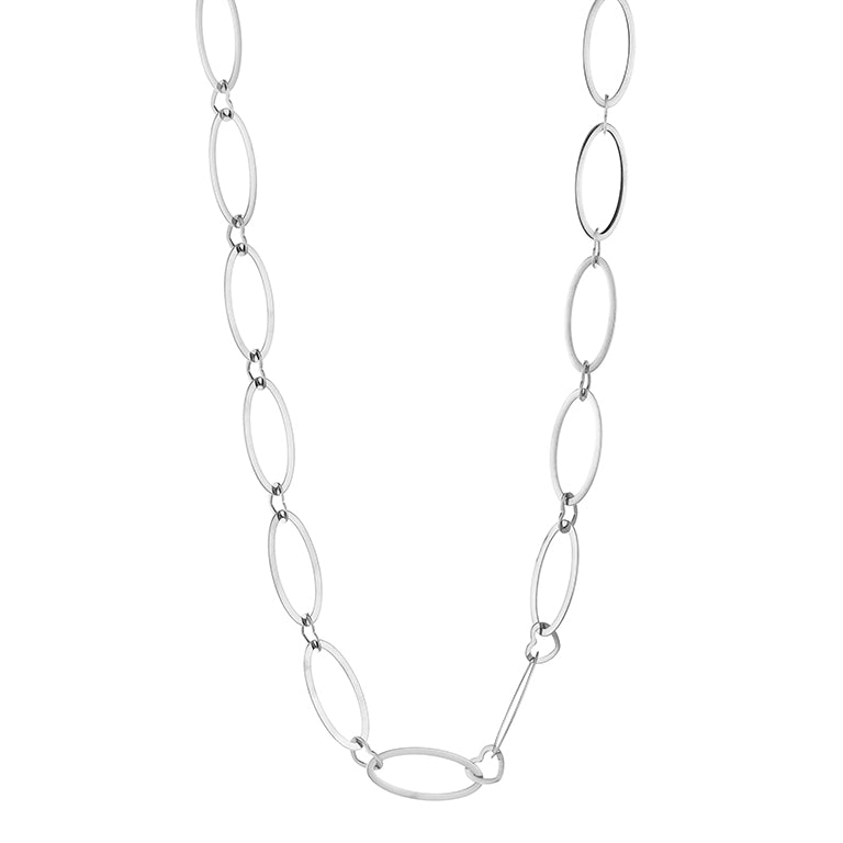 lange schakel ketting zilver | Myjewellen
