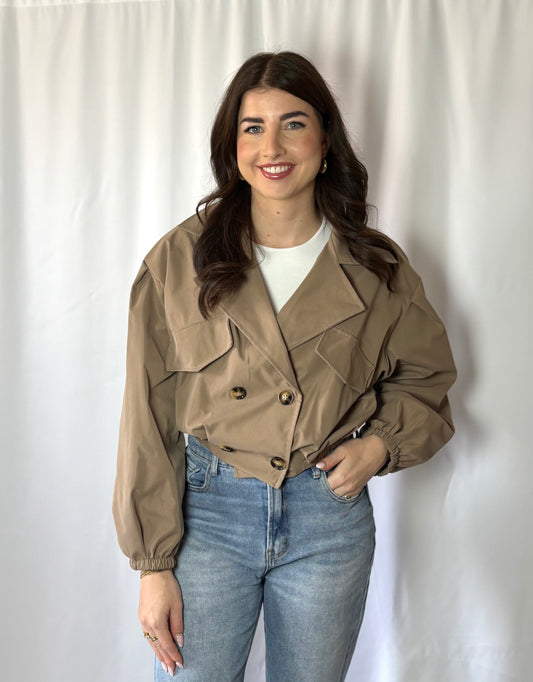 Maeve jacket beige | Lente en zomer jas | Myjewellen