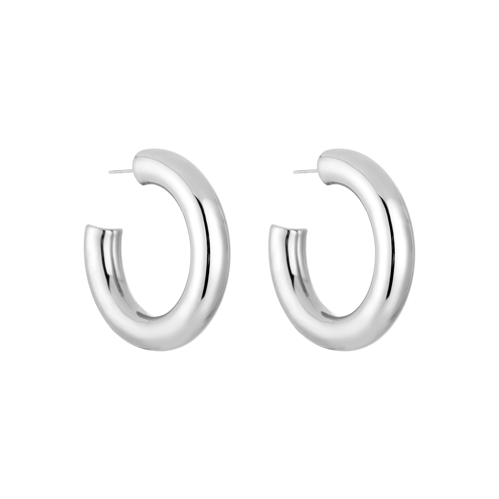 Musthave hoops oorbellen zilver | Myjewellen