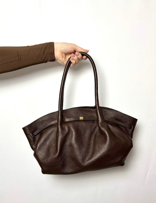 Real Leather Bag Brown | Coline