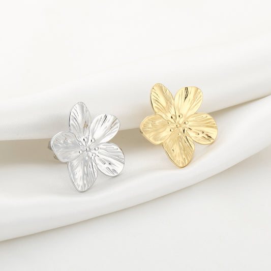 Ring Flower XL Goud | Zilver | Verstelbare ringen | Myjewellen
