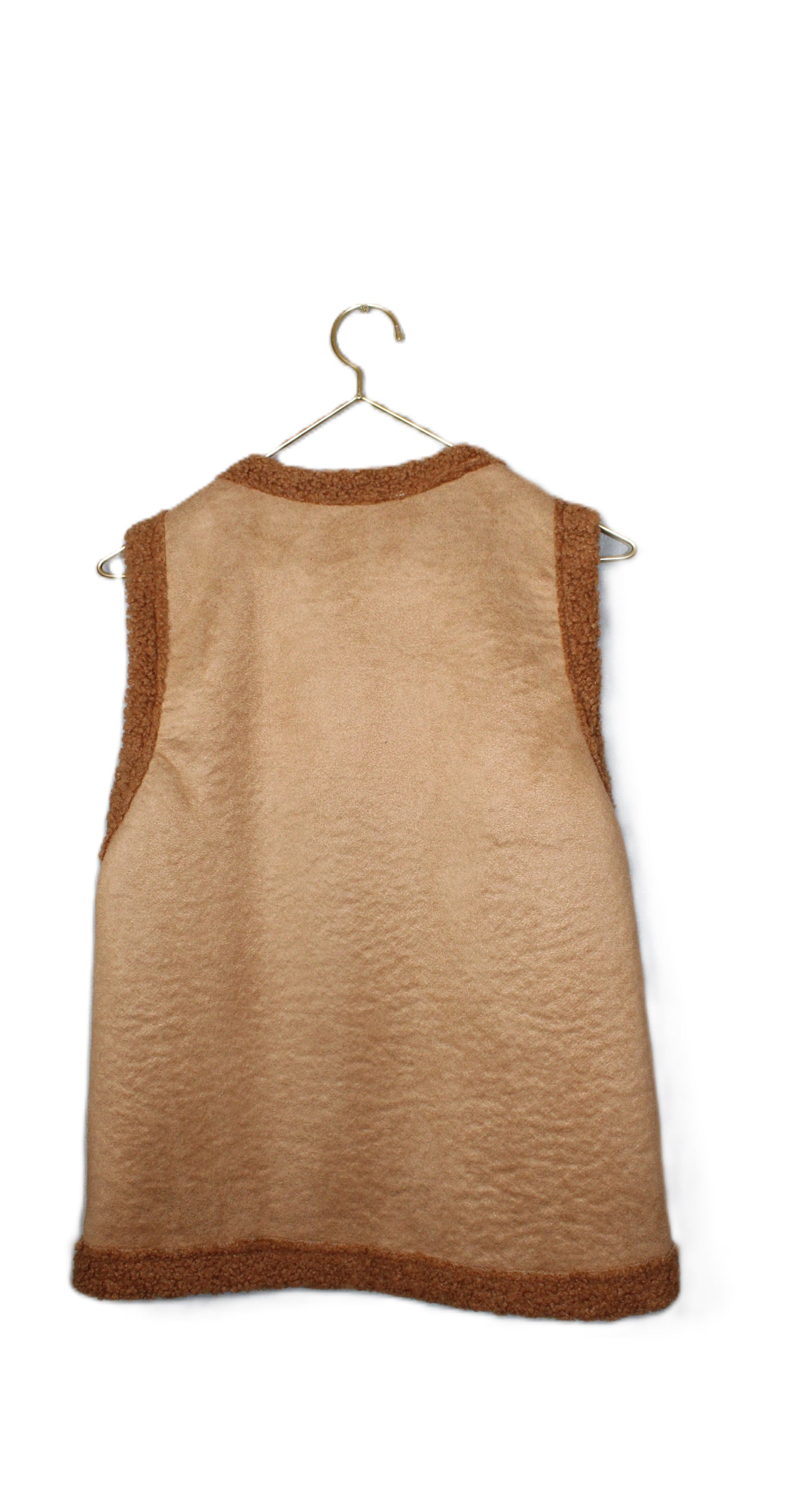 Teddy Gilet Bruin