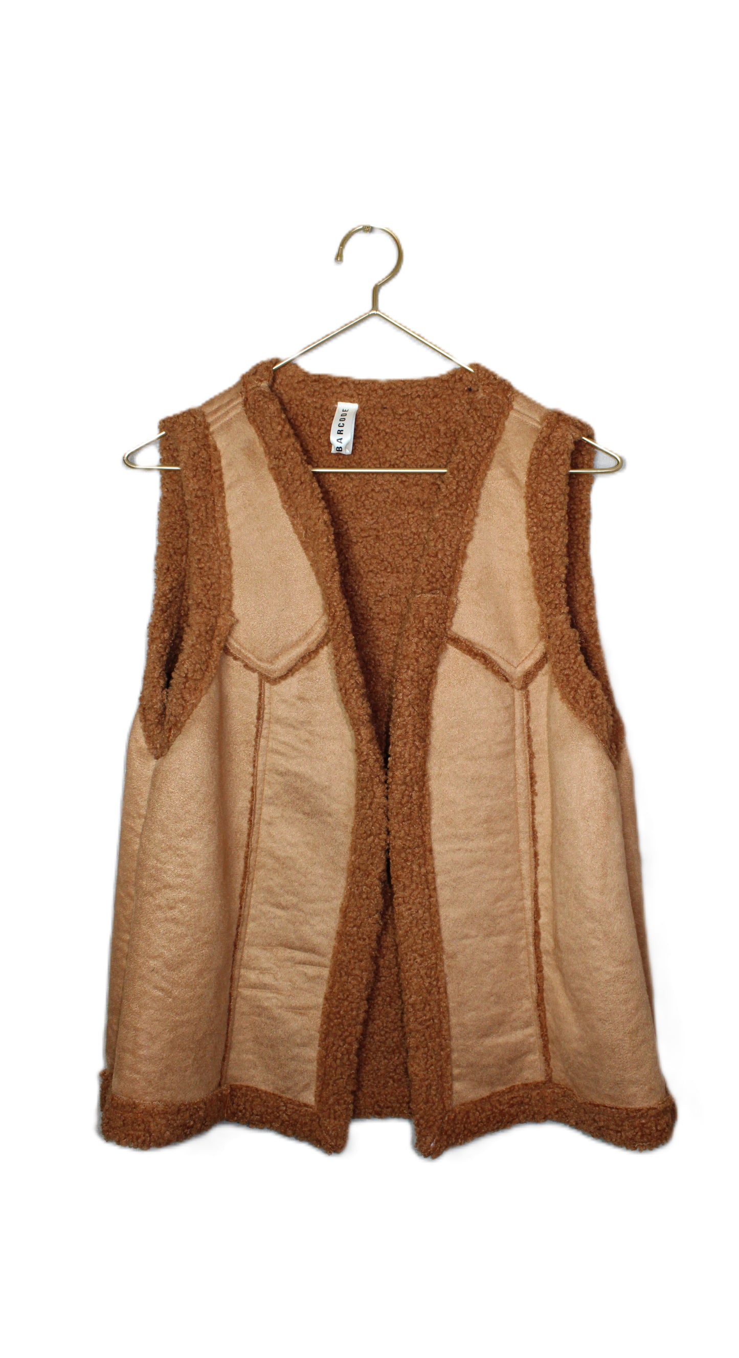 Teddy Gilet Bruin