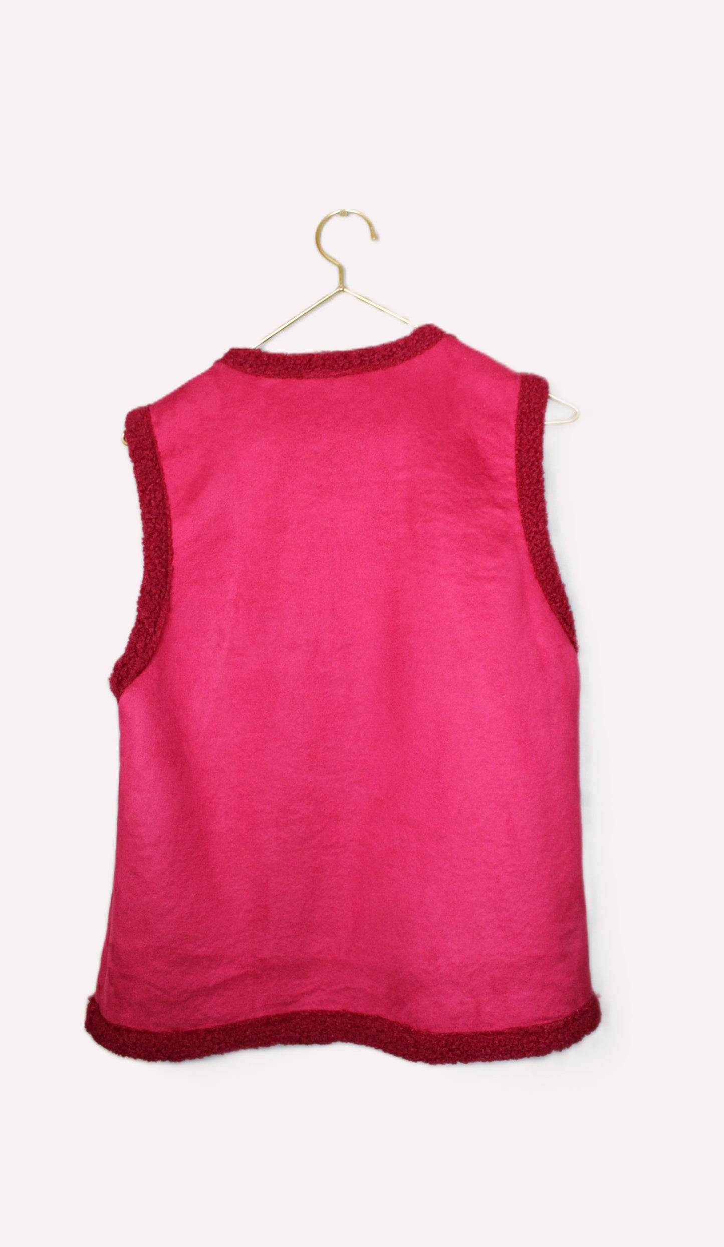 Teddy Gilet Bordeaux