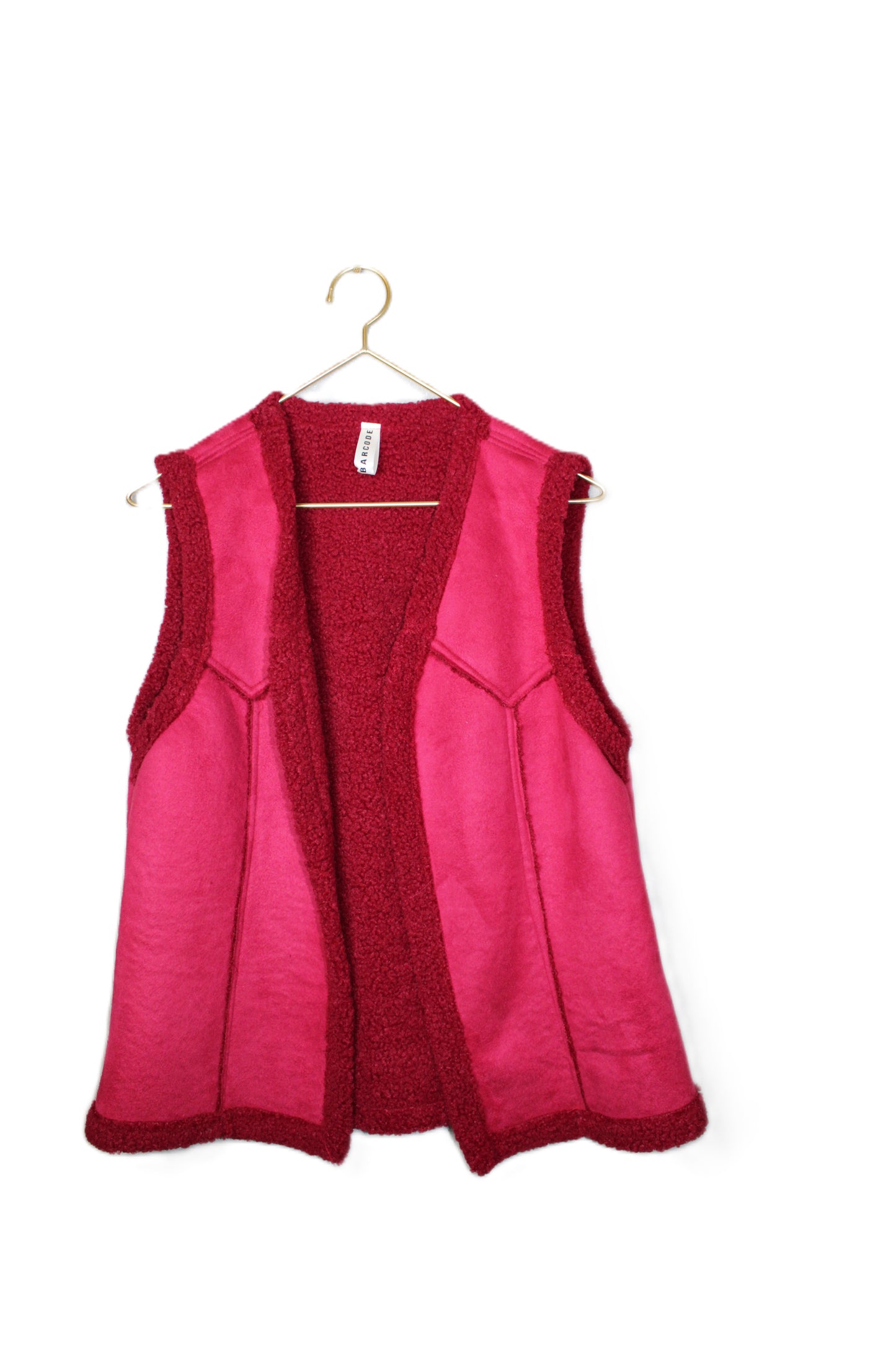 Teddy Gilet Bordeaux