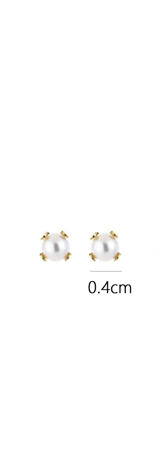 Parel Studs | Goud | Medium
