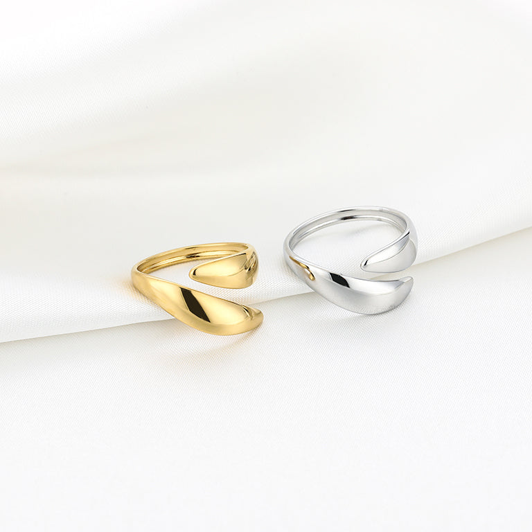 Wrapped ring dames – trendy ring in goud of zilver | Myjewellen