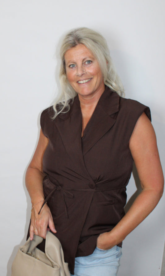 Gilet Lola | Brown
