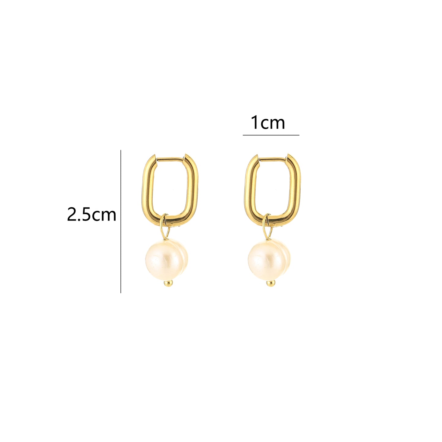 Elegante Parel Oorbellen | Stainless Steel | Myjewellen
