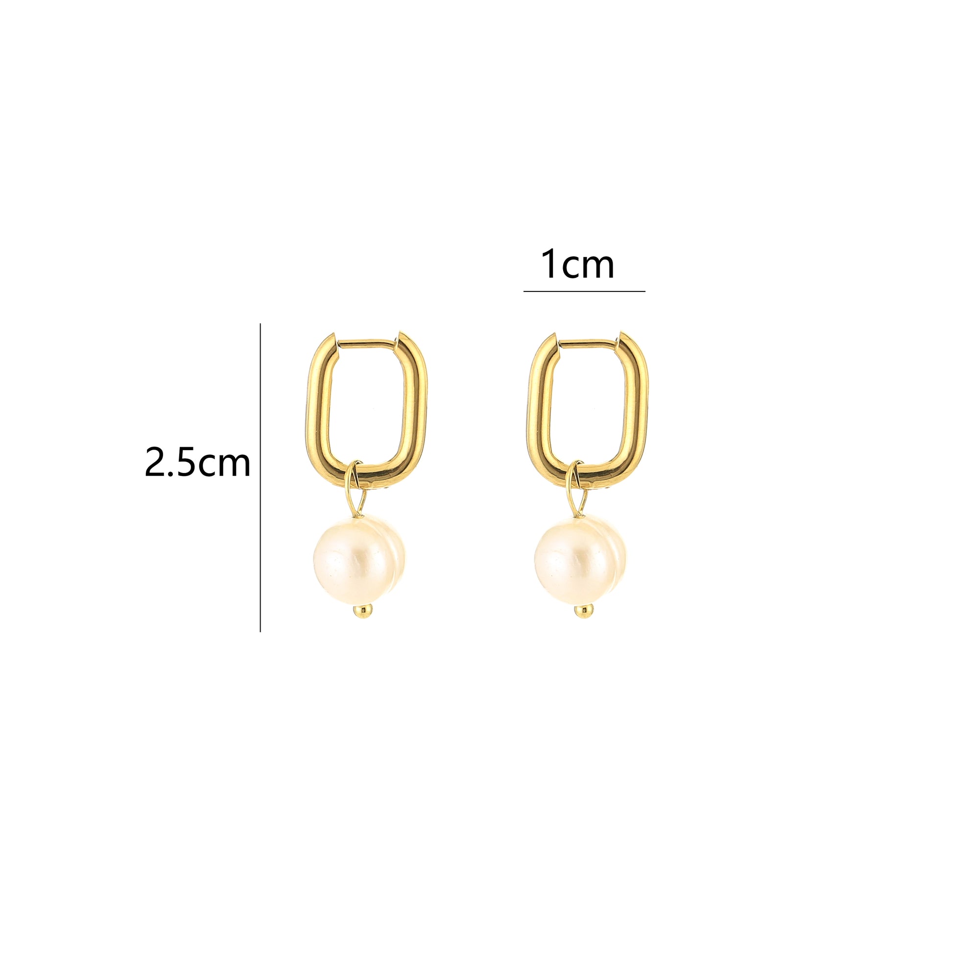 Elegante Parel Oorbellen | Stainless Steel | Myjewellen