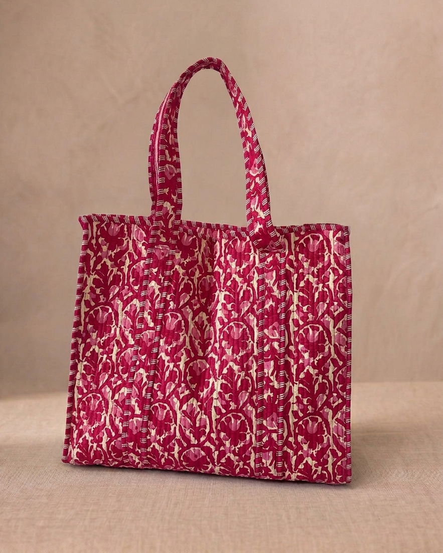 Shopper strandtas Bloem Rood | Myjewellen